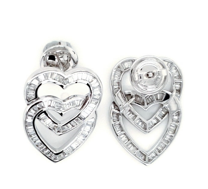 Valentines - Interwoven Heart Earrings