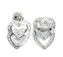 Valentines - Interwoven Heart Earrings
