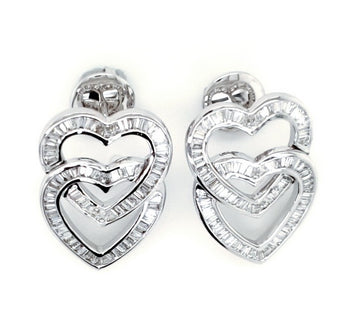 Valentines - Interwoven Heart Earrings