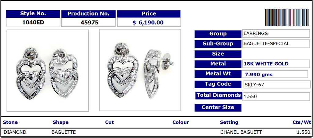 Valentines - Interwoven Heart Earrings