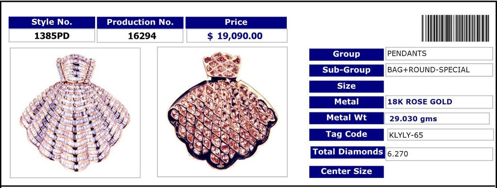 Exclusive Fancy Fan Pendent