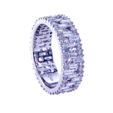 BAGUETTE&ROUND DIAMOND FULL BANDS RING