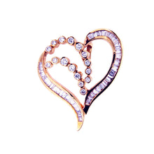 Valentines - Glittering Heart Pendant