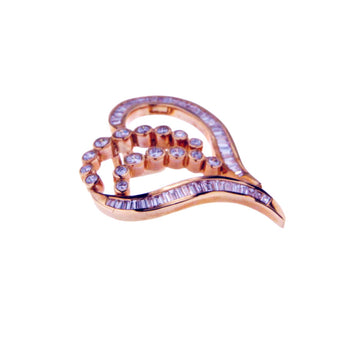 Valentines - Glittering Heart Pendant