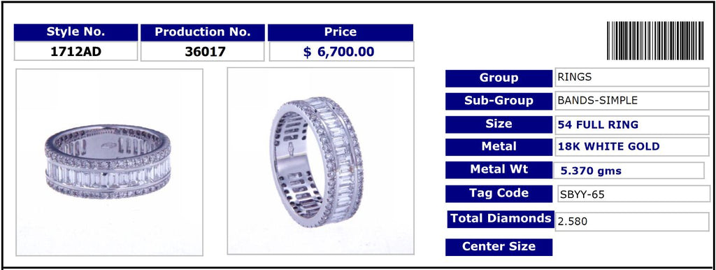 Modern Classic Full Band Ring