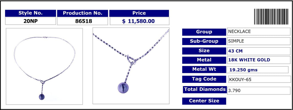 Elegant Pearl Baguette Necklace