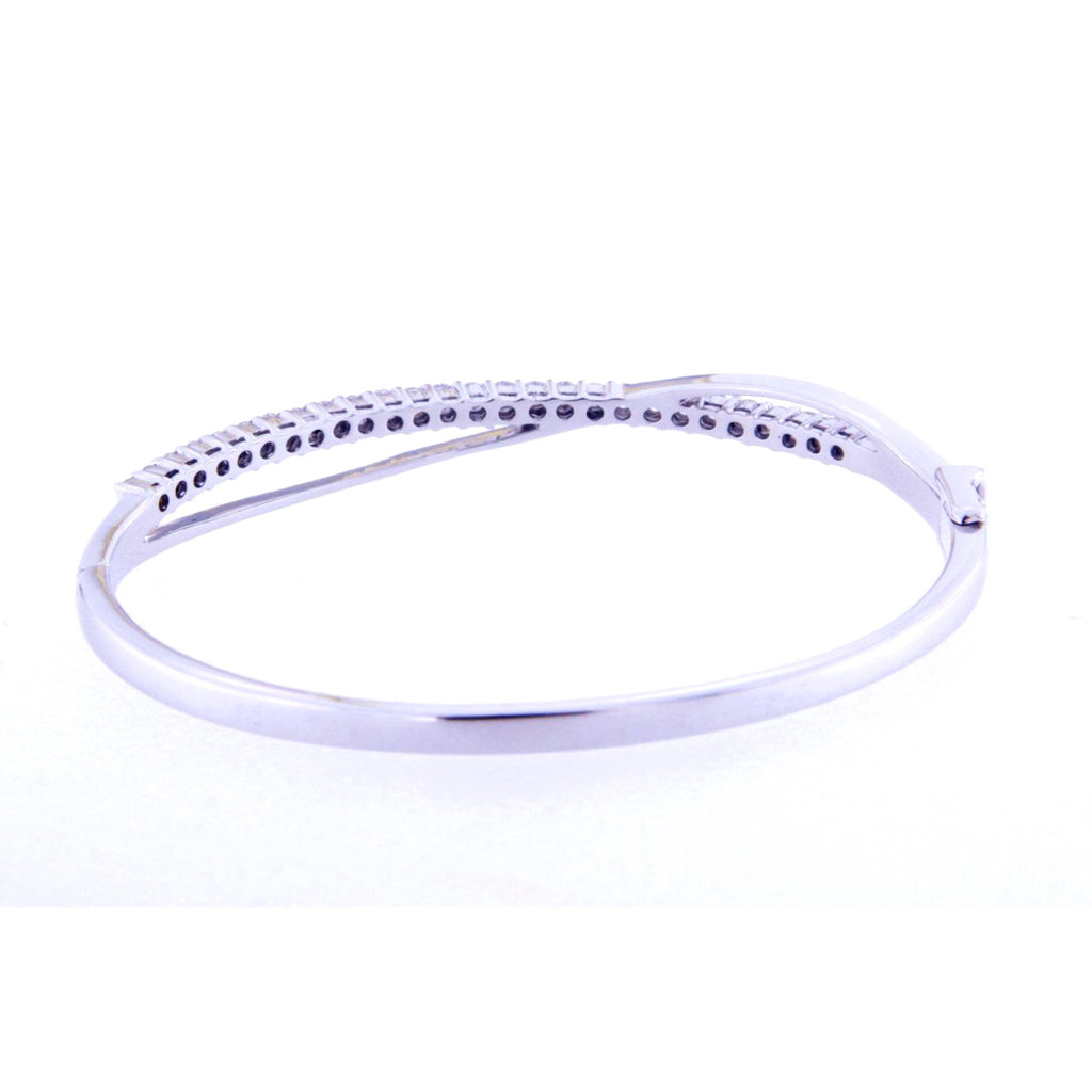 ITALIAN WHITE DIAMOND BANGLE