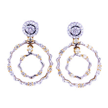 Blossoming Circle Earrings