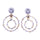 Blossoming Circle Earrings