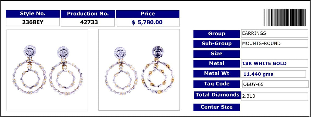 Blossoming Circle Earrings