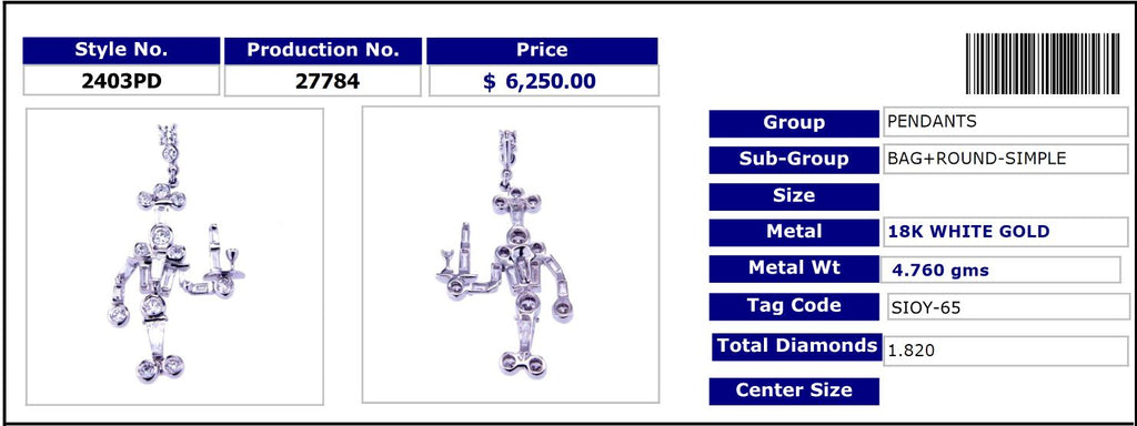 Robot Chef Pendant