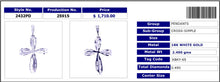 Floral Cross Pendant