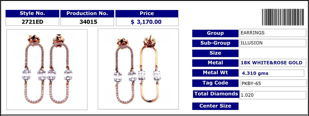 Exclusive Illusion Dangle Earrings