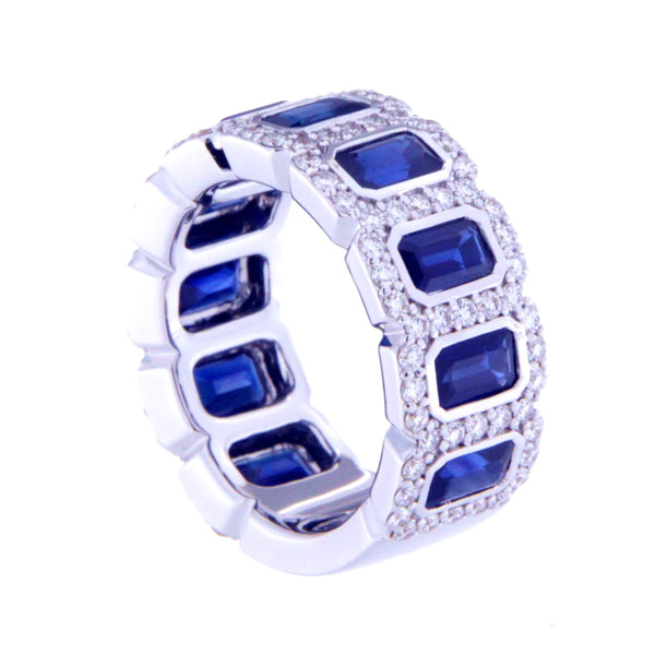 Blue Sapphire Otto Ring