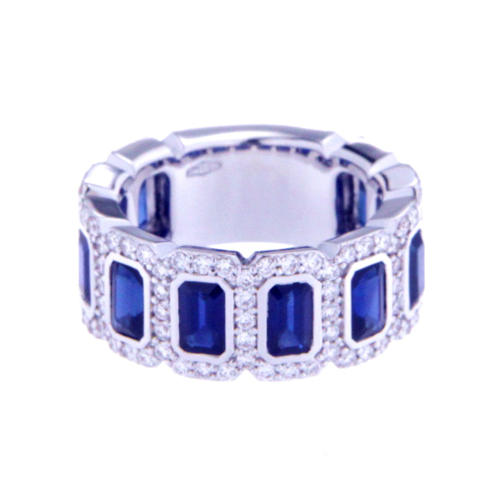 Blue Sapphire Otto Ring