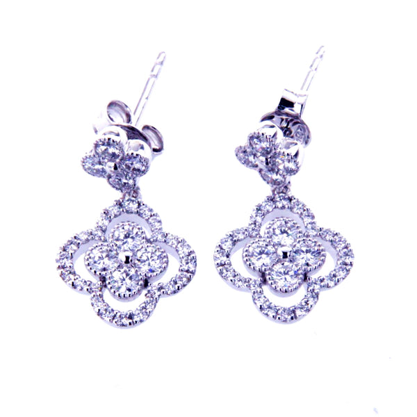 Clover Diamond Earring