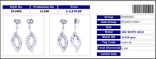 Diamond Leaf Earrings
