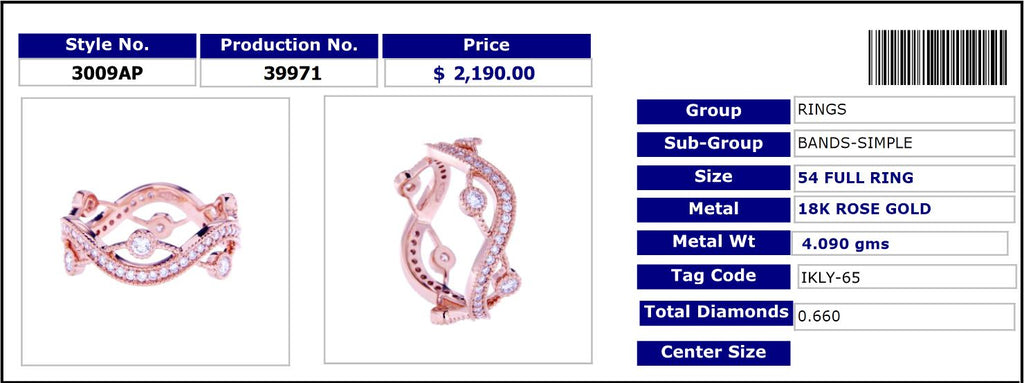 Rose Gold Sea Bubbles Ring