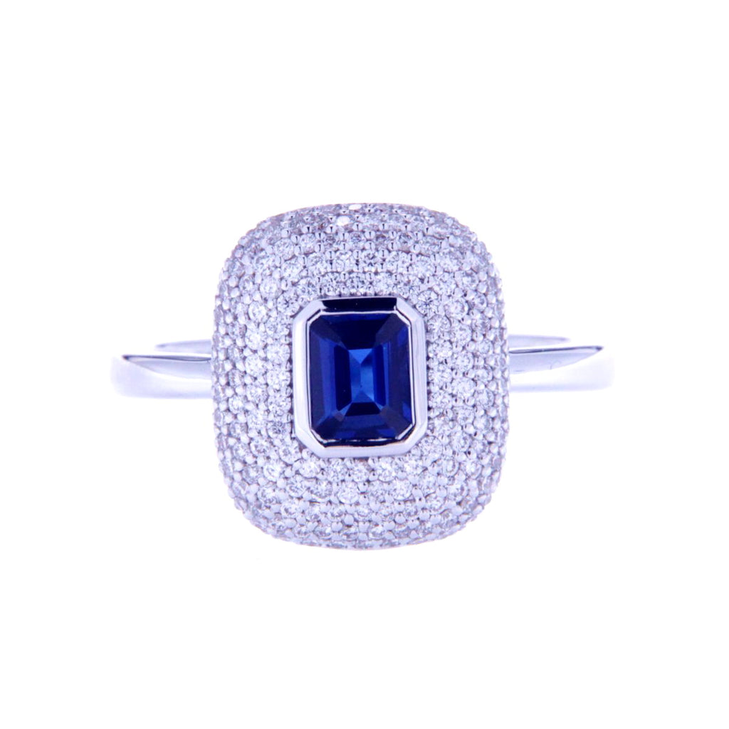 Stunning Nest Sapphire Ring
