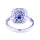 Stunning Nest Sapphire Ring