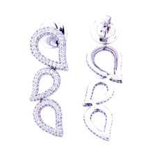 Triple Tear Diamond Earrings