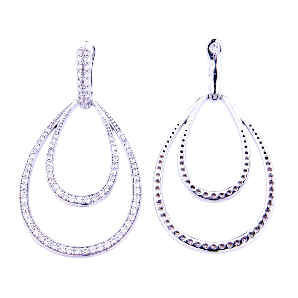 Double Teardrop Earrings