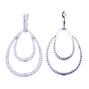 Double Teardrop Earrings