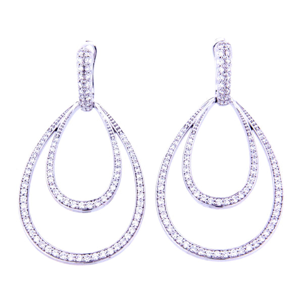 Double Teardrop Earrings