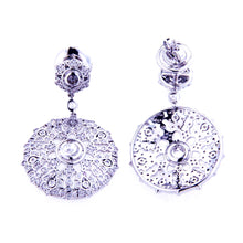 Full Moon Circle Earrings