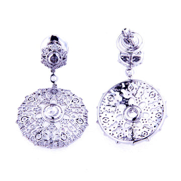 Full Moon Circle Earrings