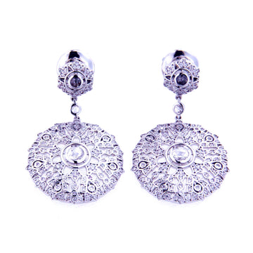 Full Moon Circle Earrings