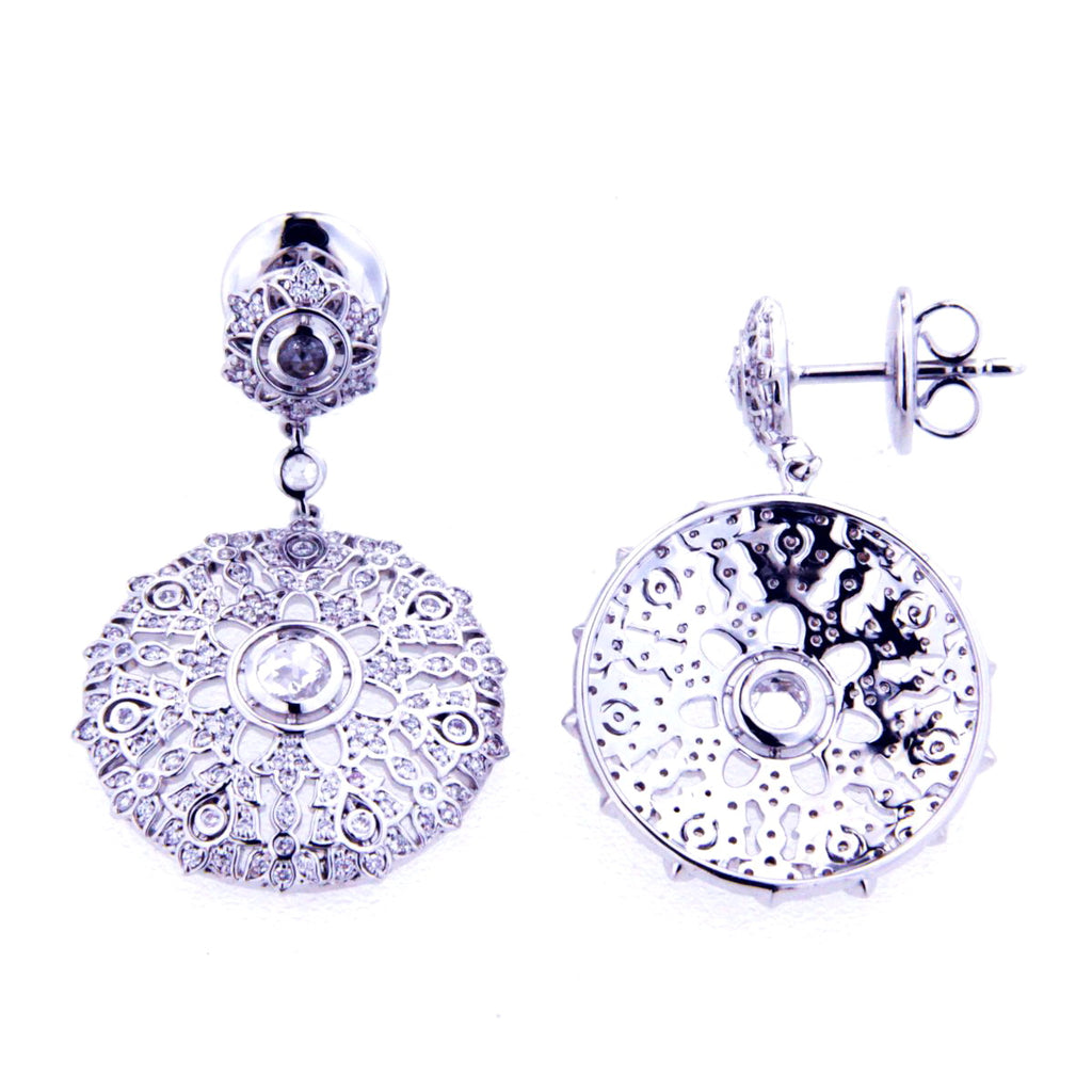 Full Moon Circle Earrings