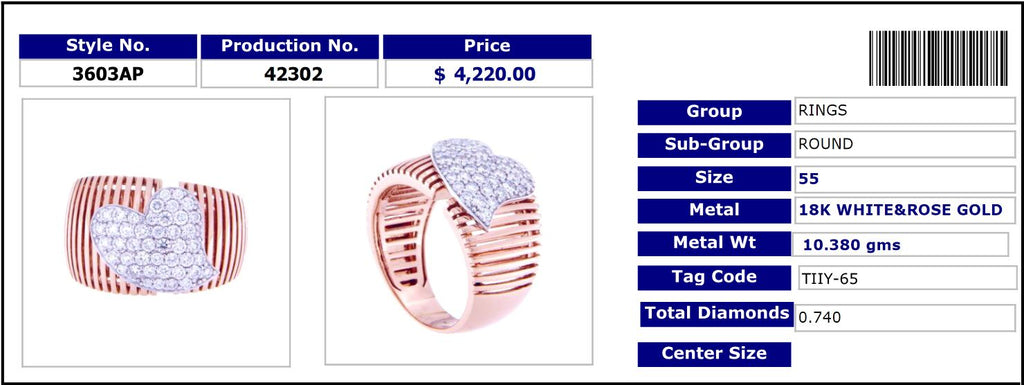 Diamond Heart Ring