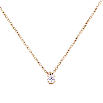 Classic Lone Diamond Necklace