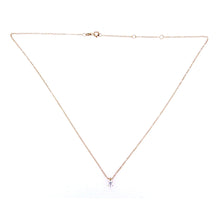 Classic Lone Diamond Necklace