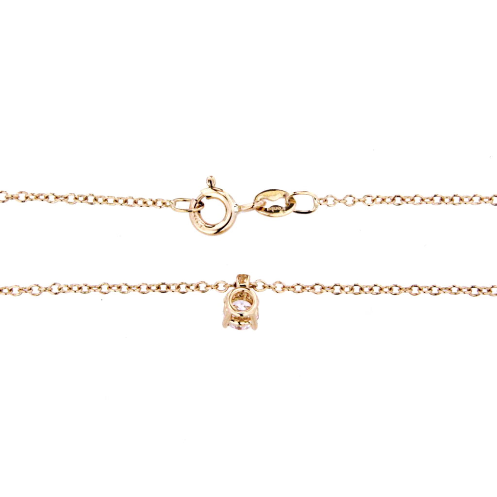 Classic Lone Diamond Necklace