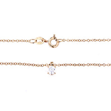 Classic Lone Diamond Necklace