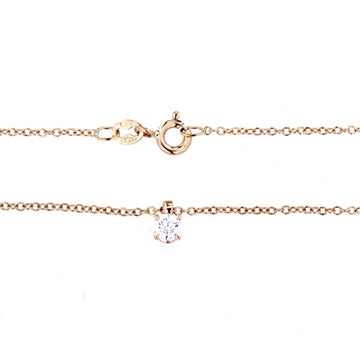 Classic Lone Diamond Necklace