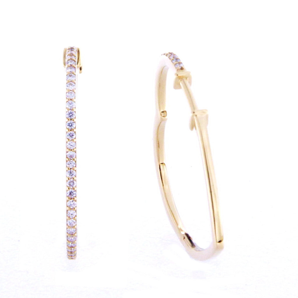 Valentines - Subtle Heart Hoops