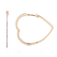 Valentines - Subtle Heart Hoops