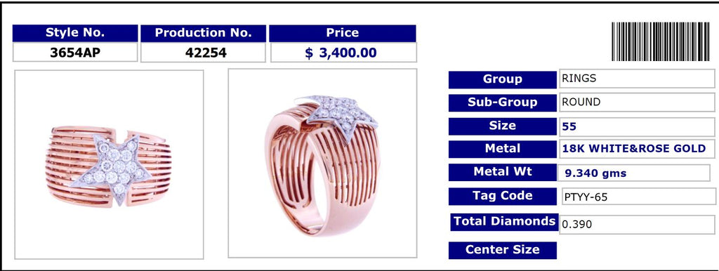 Diamond Star Ring