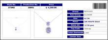 Floral Rose Cut Illusion Necklace