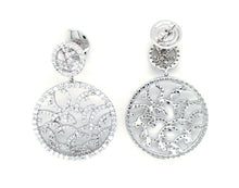 Shimmering Round Earrings