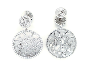 Shimmering Round Earrings