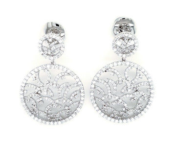 Shimmering Round Earrings