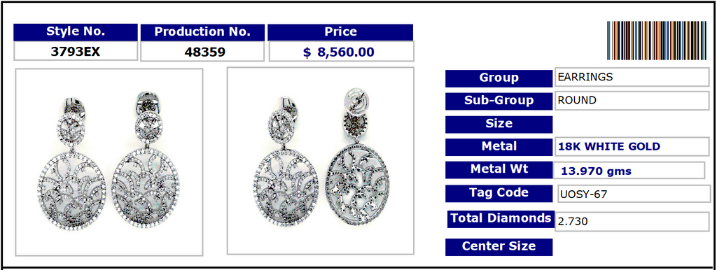 Shimmering Round Earrings