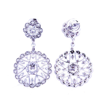Dazzling Round Earrings