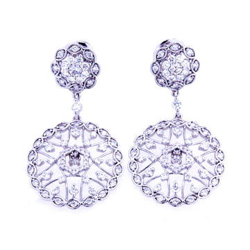 Dazzling Round Earrings