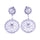 Dazzling Round Earrings