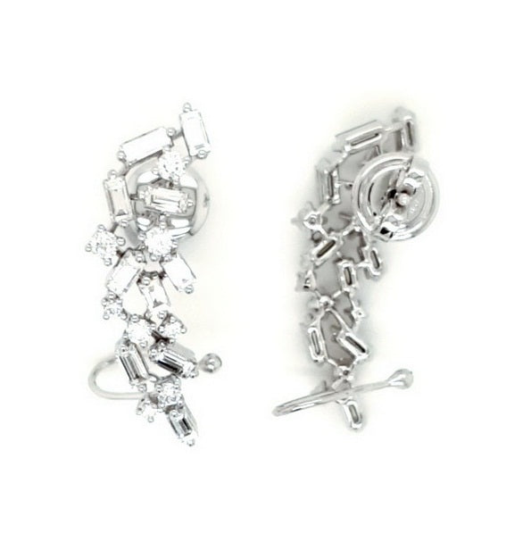 Valentines - Dazzling Diamond Ear Climbers